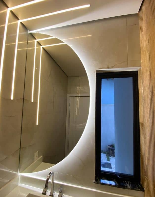 espelho para banheiro led blumenau espelho para banheiro led blumenau